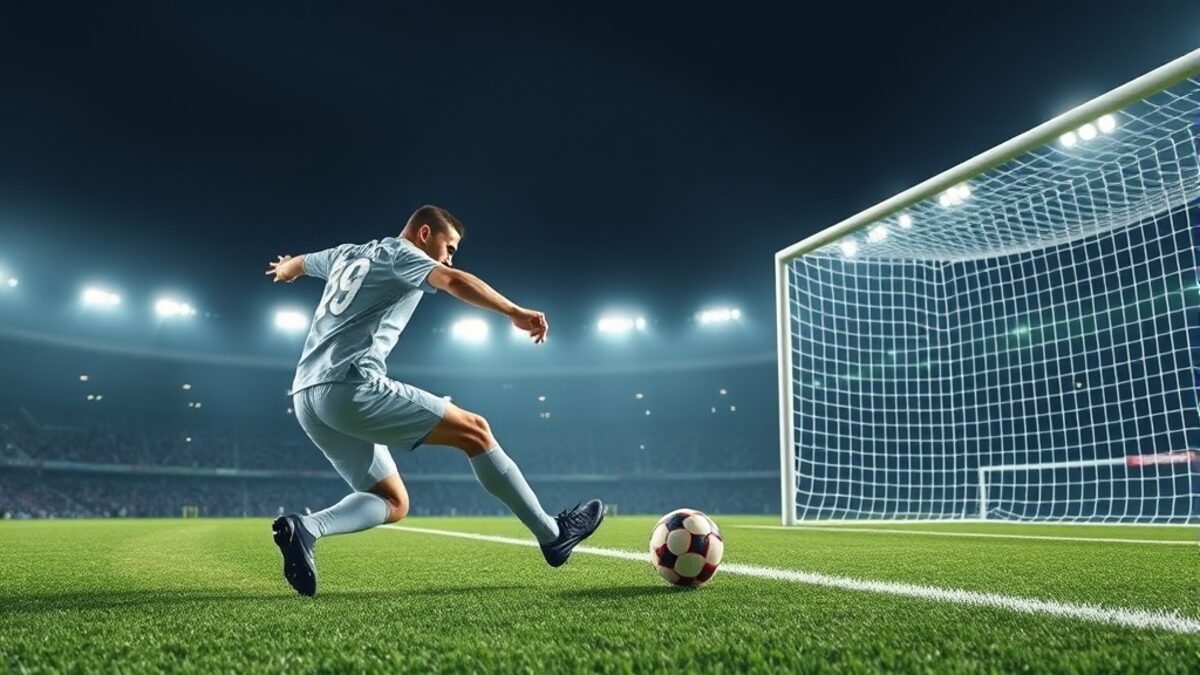 Cầu thủ Nam Định dứt điểm ghi bàn