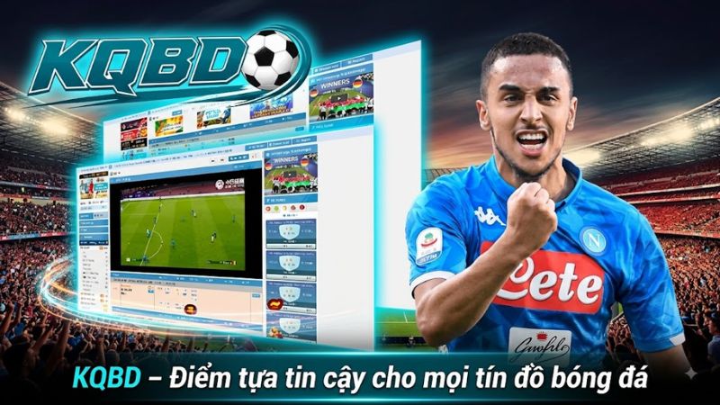 Giao diện trang web chuyên cập nhật kết quả bóng đá KQBD nhanh chóng và chính xác cho người hâm mộ